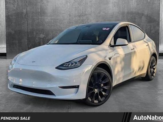 TESLA MODEL Y 2022 7SAYGDEE8NF448430 image